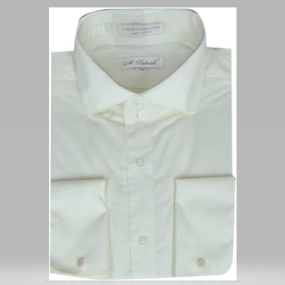 French Cuff & Button Dress Shirts Sizes 17 18 19 - Picture 2 of 7